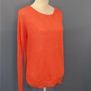 NWT Theory Dark Peach Colored Sweater size Petite